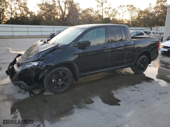 2020 Honda Ridgeline Black Edition with VIN 5FPYK3F87LB011988, listed as a Copart auction lot 81320864 with 39,703 mi miles and Salvage Title. Bid and sale history available at carsss.com. Image 1.