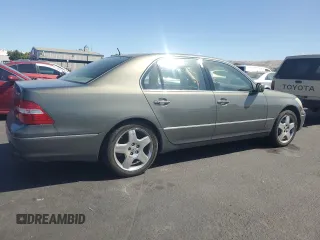 2005 Lexus LS 430 z VIN JTHBN36F555014833, wystawiony jako Copart lot #61096915 z przebiegiem 111 525 mil mil oraz Czysty tytuł • Clean title. Historia ofert i sprzedaży dostępna na DreamBid. Obrazek 3.