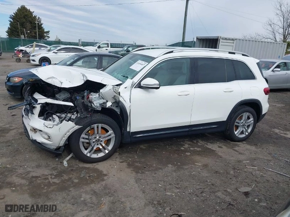 2020 Mercedes-Benz GLB with VIN W1N4M4HB1LW053965, listed as a IAAI auction lot 41604457 with 65,752 mi miles. Bid and sale history available at carsss.com. Image 14.