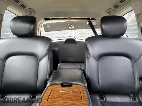 2019 Infiniti QX80 LUXE with VIN JN8AZ2NF6K9687748, listed as a Copart auction lot 45217745 with 123,319 mi miles and Salvage Title. Bid and sale history available at carsss.com. Image 10.