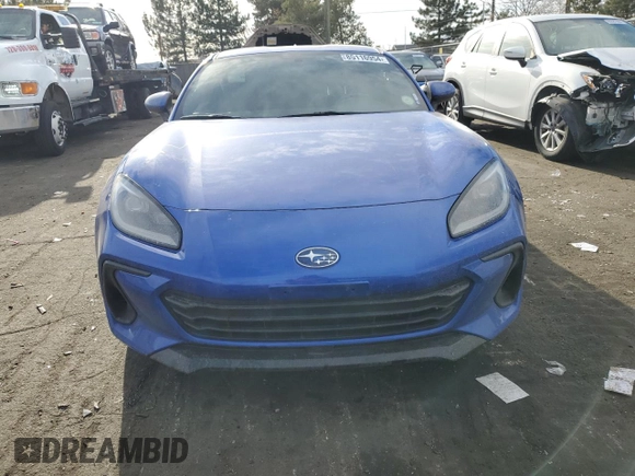2023 Subaru BRZ Premium with VIN JF1ZDBC15P8702649, listed as a Copart auction lot 85116954 with 14,534 mi miles and Salvage Title. Bid and sale history available at carsss.com. Image 5.