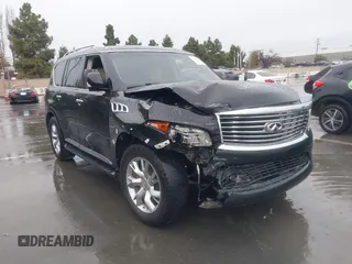 2011 Infiniti QX56 7-passenger with VIN JN8AZ2NE1B9001378, listed as a IAAI auction lot 41681581 with 191,270 mi miles. Bid and sale history available at carsss.com. Image 1.
