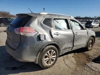 2015 Nissan Rogue S with VIN KNMAT2MV4FP517976, listed as a Copart auction lot 47590315 with 167,419 mi miles and Salvage Title. Bid and sale history available at DreamBid. Image 3.