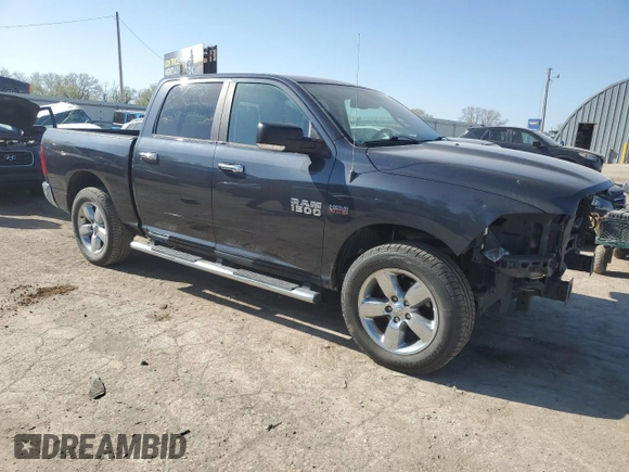 2016 Ram 1500 Big Horn with VIN 1C6RR7LT5GS249511, listed as a Copart auction lot 51928535 with 99,937 mi miles and Salvage title. Bid and sale history available at DreamBid. Image 4.
