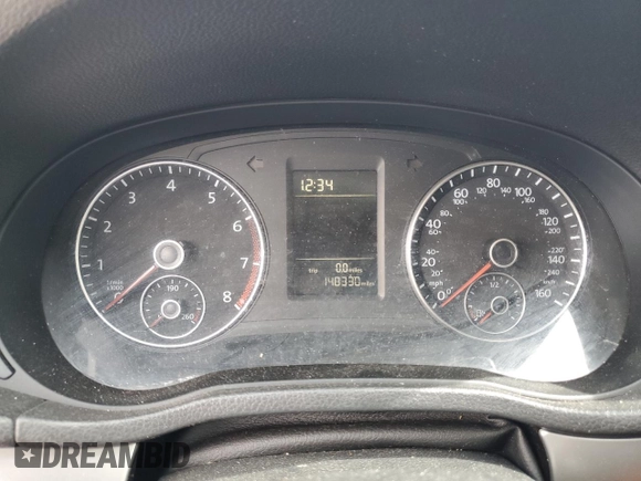 2015 Volkswagen Passat S with VIN 1VWAS7A32FC064013, listed as a Copart auction lot 53901155 with 148,330 mi miles and Salvage title. Bid and sale history available at DreamBid. Image 9.