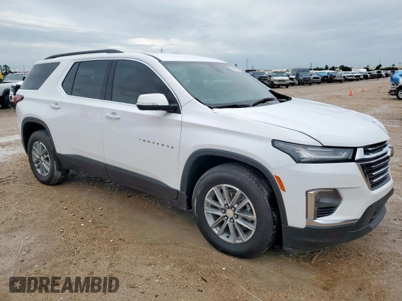 2022 Chevrolet Traverse LT Cloth z VIN 1GNERGKW1NJ188428, wystawiony jako Copart lot #60849315 z przebiegiem 24 246 mil mil oraz Szkoda całkowita • Salvage title. Historia ofert i sprzedaży dostępna na DreamBid. Obrazek 4.
