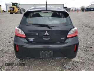 2023 Mitsubishi Mirage Black Edition with VIN ML32AWHJ5PH001181, listed as a Copart auction lot 47870945 with 52,757 mi miles and Salvage title. Bid and sale history available at DreamBid. Image 6.