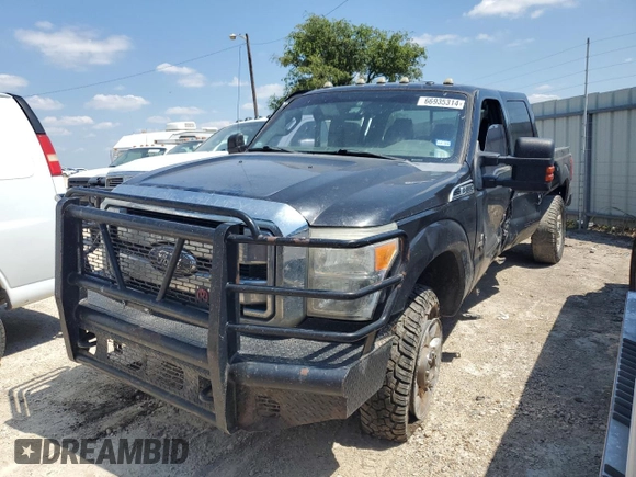 2011 Ford F-350 XL with VIN 1FT8W3BT7BEC19876, listed as a Copart auction lot 66935314 with 252,564 mi miles and Salvage Title. Bid and sale history available at DreamBid. Image 1.