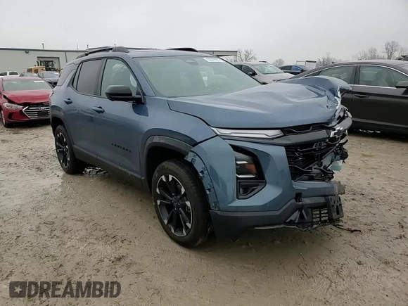 2025 Chevrolet Equinox AWD RS z VIN 3GNAXTEG9SL126104, wystawiony jako Copart lot #43337995 z przebiegiem 5 348 mil mil oraz Szkoda całkowita • Salvage title. Historia ofert i sprzedaży dostępna na DreamBid. Obrazek 11.