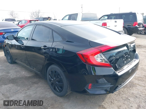 2016 Honda Civic Sedan LX with VIN 2HGFC2F54GH512058, listed as a IAAI auction lot 41818506 with 171,876 mi miles. Bid and sale history available at carsss.com. Image 3.
