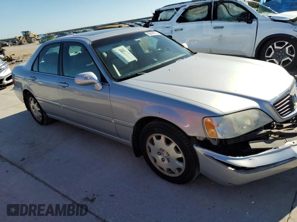 2004 Acura RL w/Navigation System with VIN JH4KA96664C006748, listed as a Copart auction lot 80480714 with 146,785 mi miles and Salvage Title. Bid and sale history available at carsss.com. Image 4.