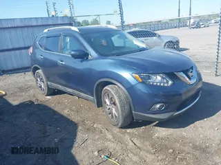 2016 Nissan Rogue SL with VIN 5N1AT2MV7GC750383, listed as a IAAI auction lot 41977801 with 167,847 mi miles and . Bid and sale history available at DreamBid. Image 1.