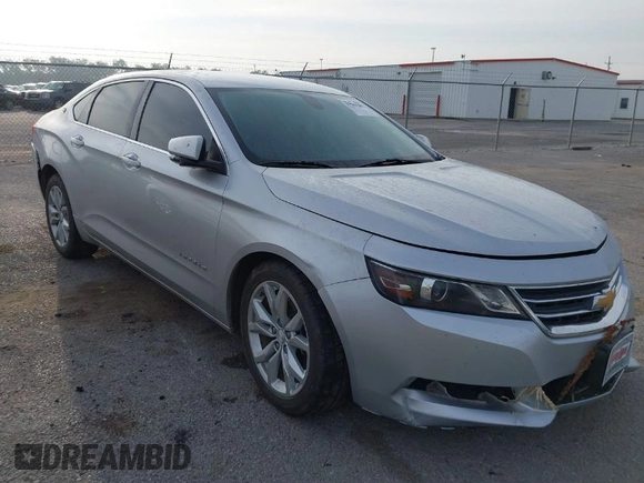 2017 Chevrolet Impala LT with VIN 2G1105S32H9159346, listed as a IAAI auction lot 39502282 with 105,533 mi miles and . Bid and sale history available at DreamBid. Image 1.