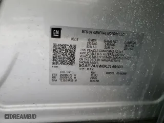 2019 Buick Enclave Essence with VIN 5GAEVAKW0KJ148503, listed as a Copart auction lot 46056385 with 61,507 mi miles and Salvage Title. Bid and sale history available at carsss.com. Image 15.