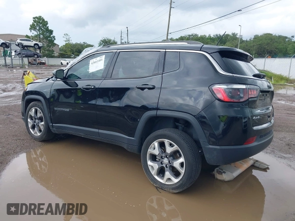 2021 Jeep Compass Limited with VIN 3C4NJDCB6MT584016, listed as a IAAI auction lot 42661401 with 68,455 mi miles and . Bid and sale history available at DreamBid. Image 3.