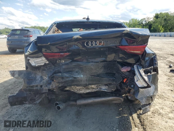 2017 Audi A3 Sedan Premium Plus with VIN WAUGUGFF4H1041189, listed as a Copart auction lot 70679594 with Not Provided miles and Salvage Title. Bid and sale history available at carsss.com. Image 6.