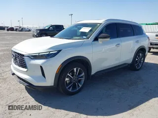2023 Infiniti QX60 Luxe z VIN 5N1DL1FS2PC348961, wystawiony jako IAAI lot #41831192 z przebiegiem 51 202 mil mil oraz . Historia ofert i sprzedaży dostępna na DreamBid. Obrazek 17.
