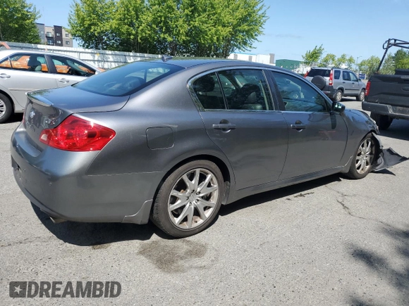2013 Infiniti G37 Journey with VIN JN1CV6AP0DM717268, listed as a Copart auction lot 58037345 with 112,809 mi miles and Salvage title. Bid and sale history available at DreamBid. Image 3.