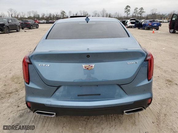 2024 Cadillac CT4 Premium Luxury with VIN 1G6DB5RL3R0100549, listed as a Copart auction lot 46060105 with 11,073 mi miles and Salvage Title. Bid and sale history available at carsss.com. Image 6.