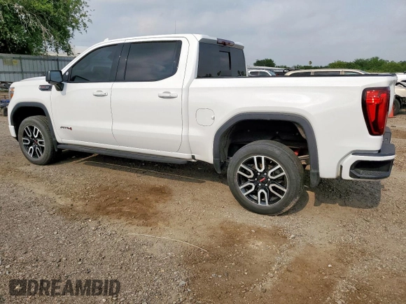 2021 GMC Sierra 1500 AT4 with VIN 3GTP9EEL9MG124953, listed as a Copart auction lot 57510725 with 64,609 mi miles and Salvage title. Bid and sale history available at DreamBid. Image 2.