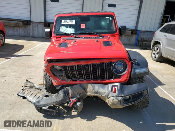 2024 Jeep Wrangler Rubicon z VIN 1C4PJXFG8RW264800, wystawiony jako Copart lot #51632235 z przebiegiem 36 246 mil mil oraz Szkoda całkowita • Salvage title. Historia ofert i sprzedaży dostępna na DreamBid. Obrazek 5.