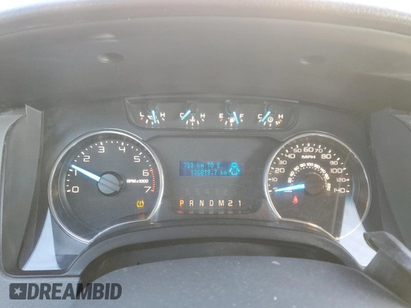 2014 Ford F-150 XL with VIN 1FTFX1EF7EFB88139, listed as a Copart auction lot 47197025 with 170,819 mi miles and Salvage title. Bid and sale history available at DreamBid. Image 9.