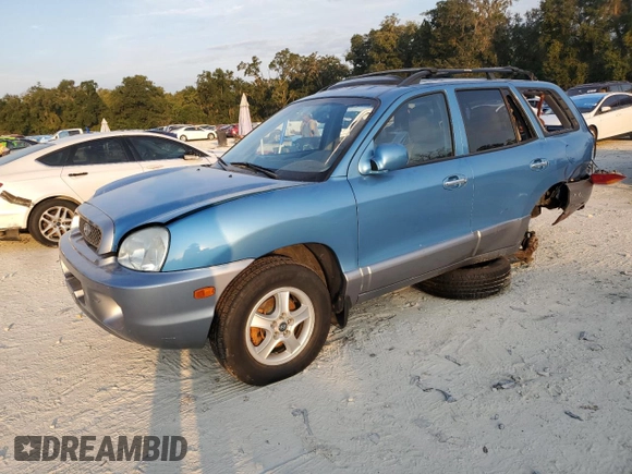 2004 Hyundai Santa Fe GLS with VIN KM8SC73E74U833353, listed as a Copart auction lot 76123274 with 115,309 mi miles and Salvage Title. Bid and sale history available at carsss.com. Image 1.