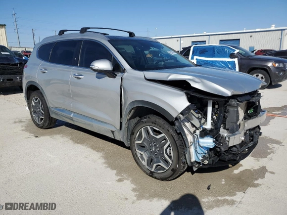 2021 Hyundai Santa Fe Hybrid Limited with VIN KM8S5DA13MU013635, listed as a Copart auction lot 49319095 with 33,280 mi miles and Salvage Title. Bid and sale history available at carsss.com. Image 4.