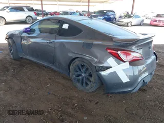 2013 Hyundai Genesis Coupe R-Spec with VIN KMHHU6KJ8DU079718, listed as a IAAI auction lot 42603184 with 105,660 mi miles and . Bid and sale history available at DreamBid. Image 3.