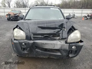2008 Hyundai Tucson SE with VIN KM8JN72D98U848683, listed as a Copart auction lot 51710895 with 166,801 mi miles and Salvage Title. Bid and sale history available at carsss.com. Image 5.