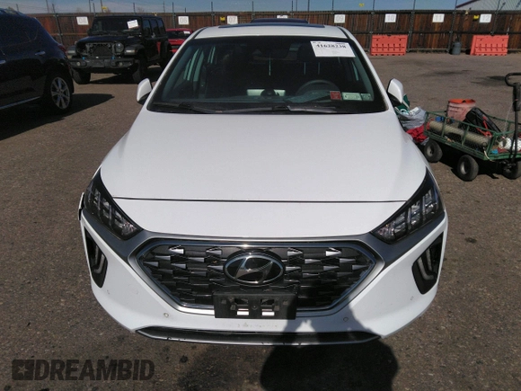 2020 Hyundai Ioniq Limited with VIN KMHCX5LD3LU241239, listed as a IAAI auction lot 41628238 with 30,662 mi miles and . Bid and sale history available at DreamBid. Image 11.