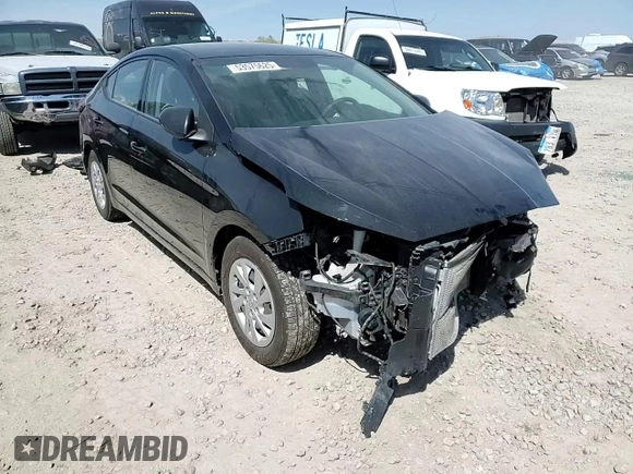 2019 Hyundai Elantra SE with VIN 5NPD74LF9KH416364, listed as a Copart auction lot 53575625 with 62,870 mi miles and Salvage Title. Bid and sale history available at DreamBid. Image 14.