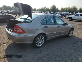 2003 Mercedes-Benz C 230 Kompressor with VIN WDBRF40J13A476678, listed as a Copart auction lot 70525434 with 138,793 mi miles and Salvage Title. Bid and sale history available at DreamBid. Image 3.