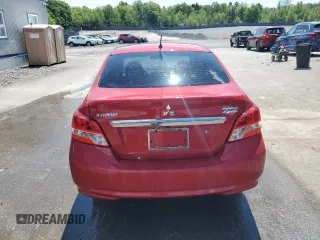 2019 Mitsubishi Mirage ES with VIN ML32F3FJ4KHF13299, listed as a Copart auction lot 58901695 with 58,644 mi miles and Salvage title. Bid and sale history available at DreamBid. Image 6.