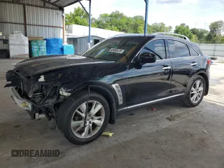 2012 Infiniti FX with VIN JN8AS1MW7CM151275, listed as a Copart auction lot 60900475 with 151,959 mi miles and Salvage title. Bid and sale history available at DreamBid. Image 1.