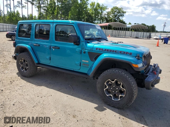 2020 Jeep Wrangler Unlimited Recon with VIN 1C4HJXFN1LW265670, listed as a Copart auction lot 60107184 with 39,054 mi miles and Clean title. Bid and sale history available at DreamBid. Image 4.