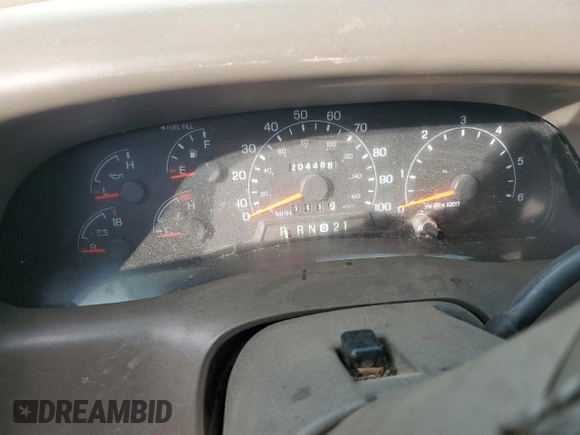2000 Ford F-250 XL with VIN 1FTNX21S1YEB62621, listed as a Copart auction lot 87630545 with 204,488 mi miles and Salvage title. Bid and sale history available at DreamBid. Image 9.