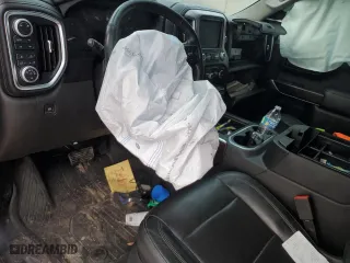 2019 GMC Sierra 1500 SLT with VIN 3GTU9DEL2KG205383, listed as a Copart auction lot 86866304 with 112,207 mi miles and Salvage Title. Bid and sale history available at carsss.com. Image 8.