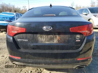2011 Kia Optima LX with VIN KNAGM4A74B5074854, listed as a Copart auction lot 49047415 with 186,404 mi miles and Salvage Title. Bid and sale history available at carsss.com. Image 6.
