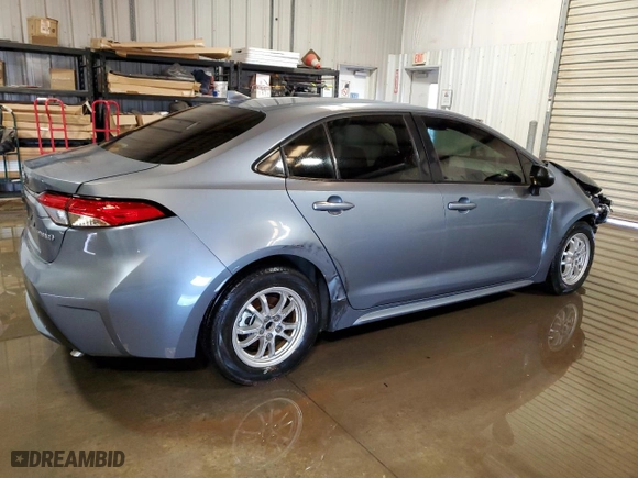 2022 Toyota Corolla Hybrid LE with VIN JTDEAMDE0NJ055033, listed as a Copart auction lot 82373134 with 44,838 mi miles and Clean Title. Bid and sale history available at carsss.com. Image 3.
