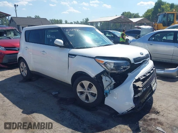 2016 Kia Soul with VIN KNDJN2A20G7259395, listed as a IAAI auction lot 40314516 with 72,168 mi miles. Bid and sale history available at carsss.com. Image 1.