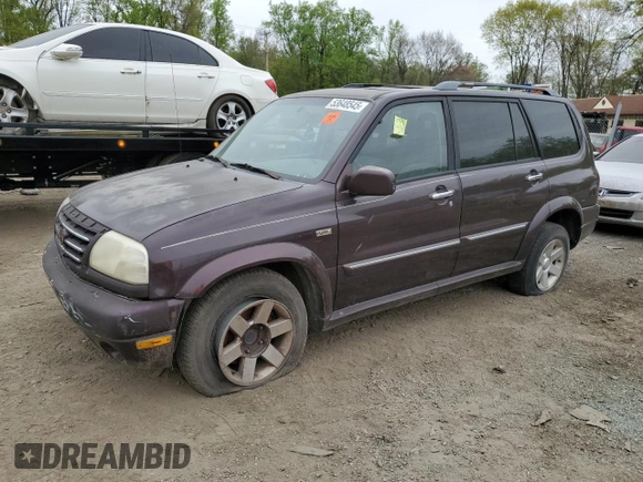 2002 Suzuki XL-7 LX with VIN JS3TY92V824102176, listed as a Copart auction lot 53648545 with 0 mi miles and Salvage Title. Bid and sale history available at carsss.com. Image 1.