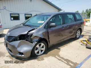 2015 Toyota Sienna L with VIN 5TDZK3DC5FS632425, listed as a Copart auction lot 60059895 with 142,788 mi miles and Salvage title. Bid and sale history available at DreamBid. Image 1.