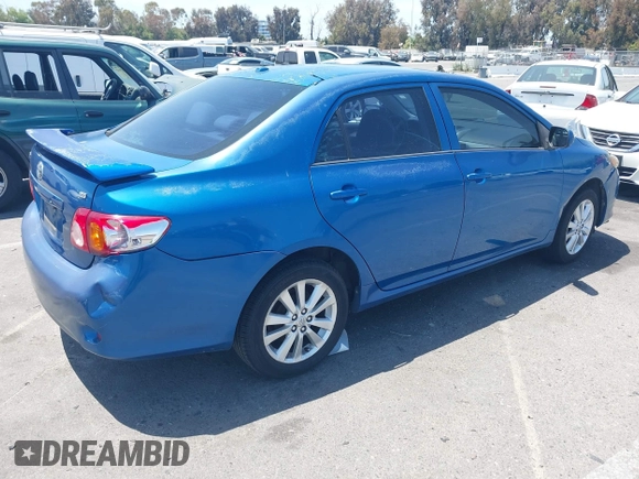 2009 Toyota Corolla with VIN 1NXBU40E29Z015813, listed as a IAAI auction lot 42332036 with 134,866 mi miles and . Bid and sale history available at DreamBid. Image 4.