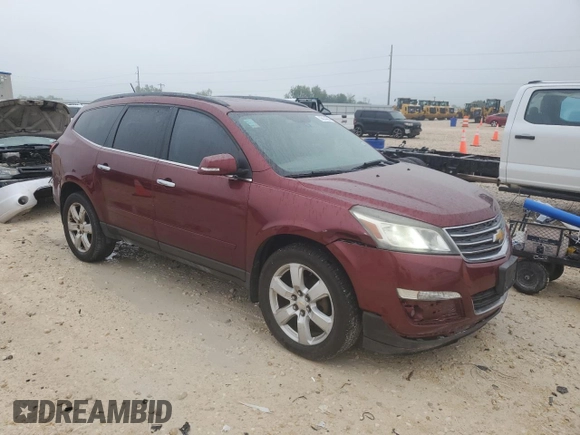 2017 Chevrolet Traverse LT with VIN 1GNKRGKDXHJ183136, listed as a Copart auction lot 55634385 with 157,349 mi miles and Clean Title. Bid and sale history available at DreamBid. Image 4.
