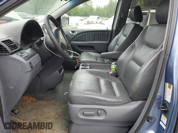 2005 Honda Odyssey EX-L with VIN 5FNRL38705B030402, listed as a Copart auction lot 54888425 with 196,215 mi miles and Clean title. Bid and sale history available at DreamBid. Image 7.
