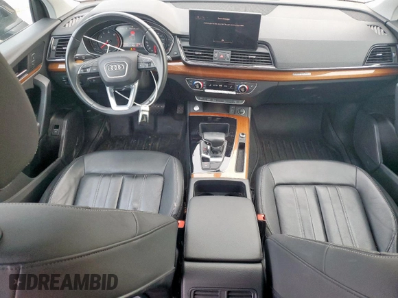 2021 Audi Q5 Premium with VIN WA1AAAFY3M2129651, listed as a Copart auction lot 58509405 with 23,567 mi miles and Clean title. Bid and sale history available at DreamBid. Image 8.