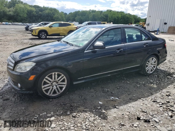 2008 Mercedes-Benz C 300 Sport with VIN WDDGF81X08F173751, listed as a Copart auction lot 57802265 with 94,433 mi miles and Salvage title. Bid and sale history available at DreamBid. Image 1.