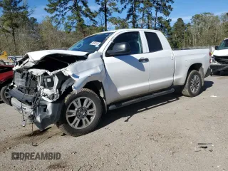 2019 Toyota Tundra SR with VIN 5TFRM5F16KX144493, listed as a Copart auction lot 48782385 with 135,742 mi miles and Salvage title. Bid and sale history available at DreamBid. Image 1.
