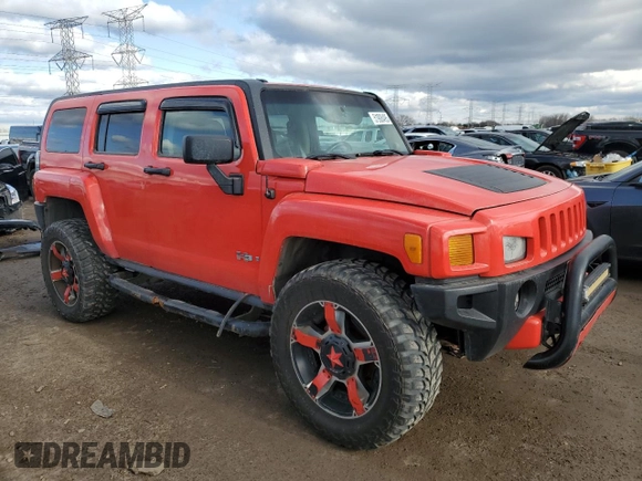 2006 Hummer H3 z VIN 5GTDN136968109763, wystawiony jako Copart lot #51908495 z przebiegiem 178 810 mil mil oraz Szkoda całkowita • Salvage title. Historia ofert i sprzedaży dostępna na DreamBid. Obrazek 4.